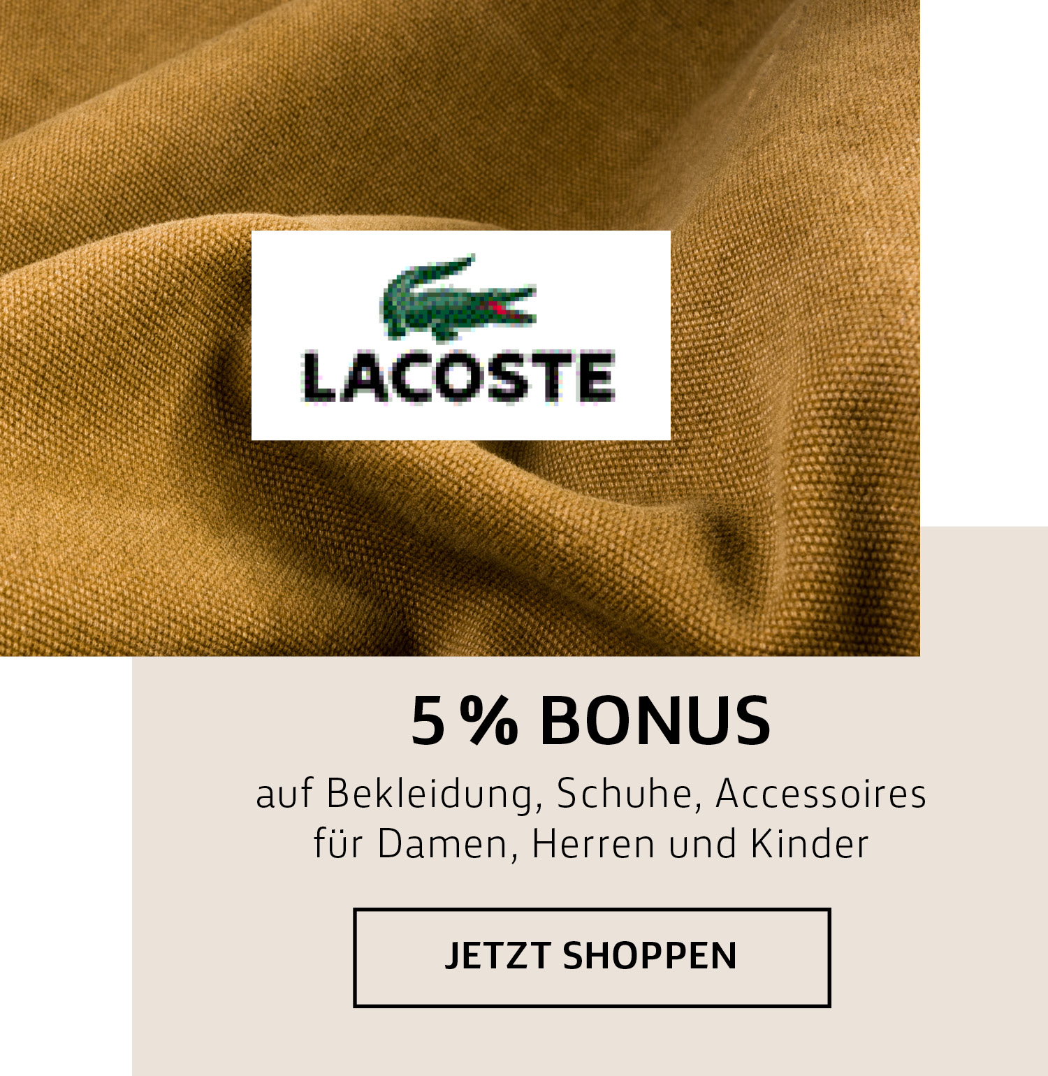 Onlineshopping Mode Lacoste