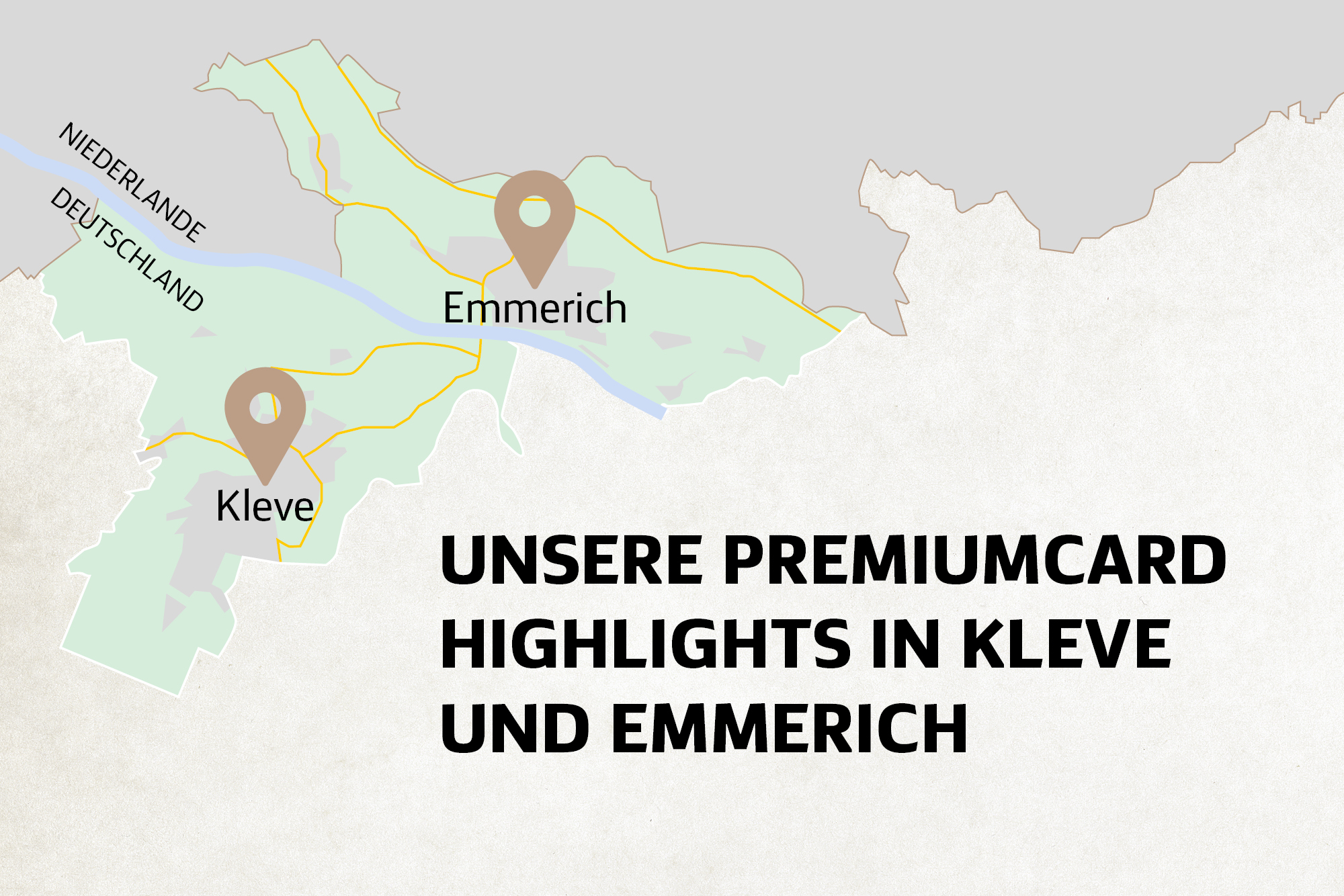 Regionen Kleve+Emmerich